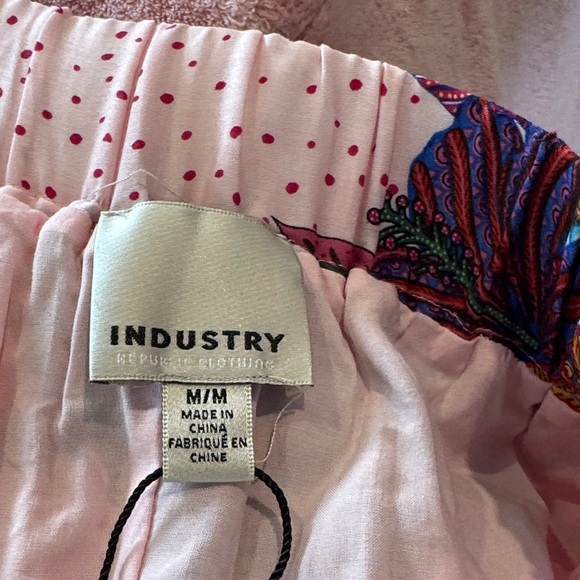 Floral Pink A-Line Skirt - Picture 7 of 7